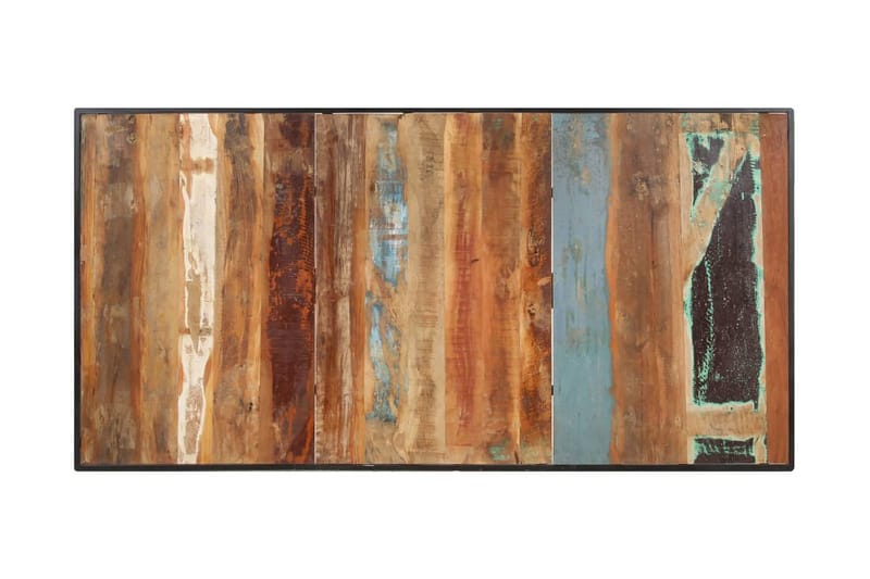 Spisebord 180 cm massivt Genbrugstræ - Brun - Møbler - Borde - Spisebord og køkkenbord