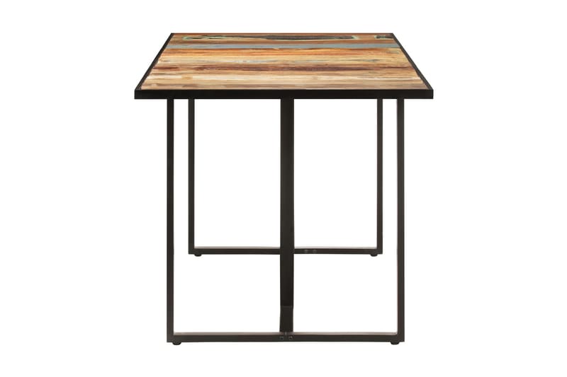 Spisebord 200 cm massivt Genbrugstræ - Brun - Møbler - Borde - Spisebord og køkkenbord
