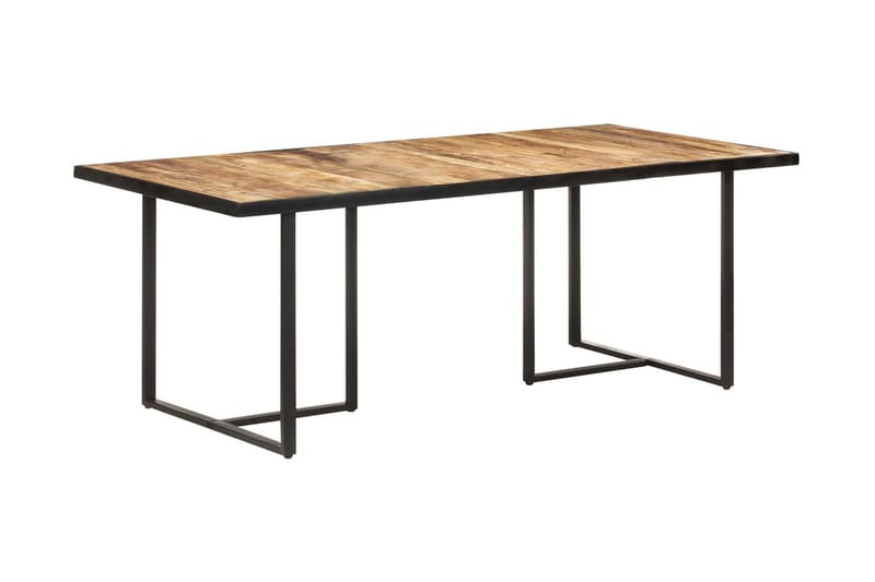 Spisebord 200 cm Ru Mangotræ - Brun - Spisebord og køkkenbord