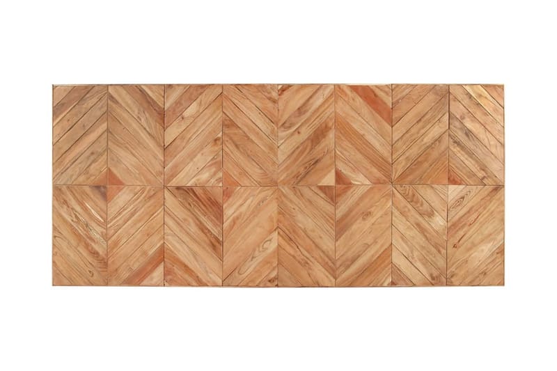 spisebord 200x90x76 cm massivt akacietræ og mangotræ - Brun - Møbler - Borde - Spisebord og køkkenbord