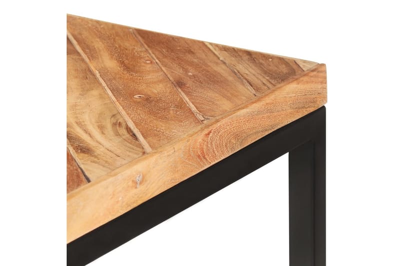 spisebord 200x90x76 cm massivt akacietræ og mangotræ - Brun - Møbler - Borde - Spisebord og køkkenbord