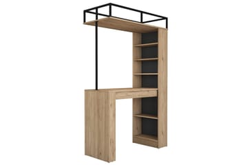 Spisebord Beloumont Valnød / Sort - Sort/Mørkebrun - Møbler - Borde - Spisebord og køkkenbord