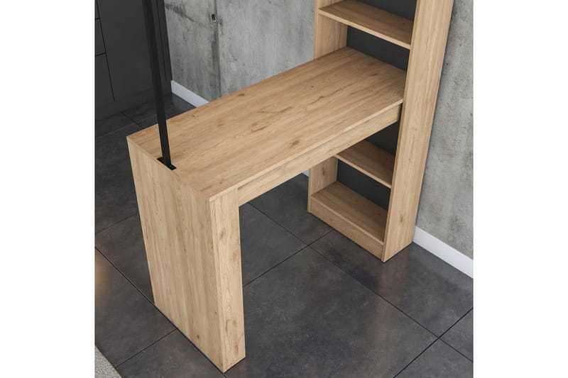 Spisebord Beloumont Valnød / Sort - Sort/Mørkebrun - Møbler - Borde - Spisebord og køkkenbord