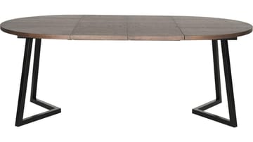 Spisebord Brisjö inkl. 2 Tillæg Ø120 - 200 cm - Brun - Møbler - Borde - Spisebord og køkkenbord