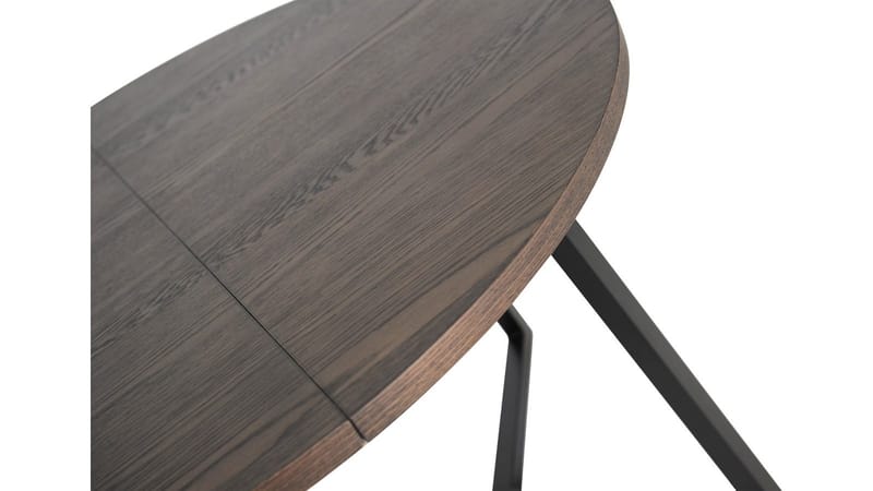 Spisebord Brisjö inkl. 2 Tillæg Ø120 - 200 cm - Brun - Møbler - Borde - Spisebord og køkkenbord