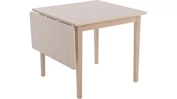 Spisebord Drevik med Klap 85x85 cm - Hvid - Møbler - Borde - Spisebord og køkkenbord