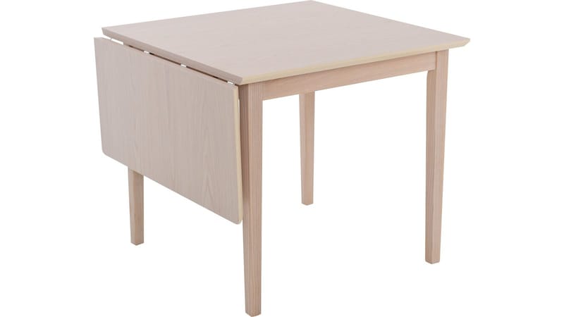 Spisebord Drevik med Klap 85x85 cm - Hvid - Møbler - Borde - Spisebord og køkkenbord