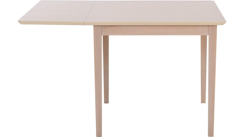 Spisebord Drevik med Klap 85x85 cm - Hvid - Møbler - Borde - Spisebord og køkkenbord
