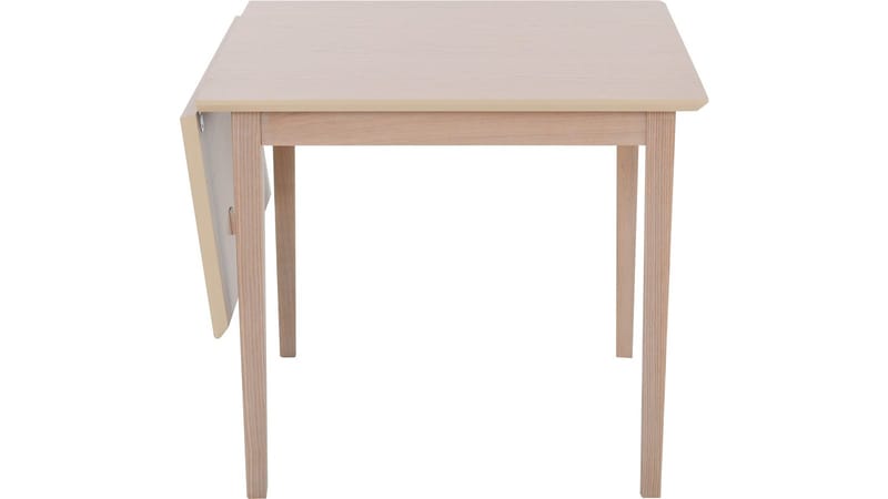 Spisebord Drevik med Klap 85x85 cm, Hvid
