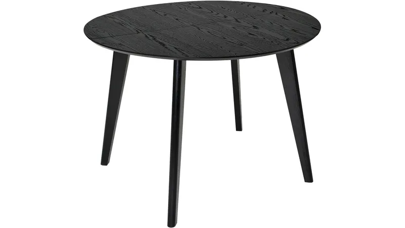 Spisebord Falmar 110 cm, Sortlakeret