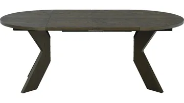 Spisebord Fjorden Med 2 Tillæg 105 cm - Brun - Møbler - Borde - Spisebord og køkkenbord