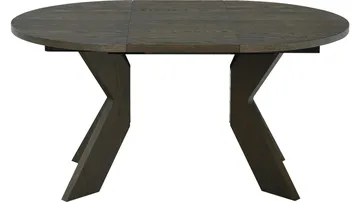 Spisebord Fjorden Med 2 Tillæg 105 cm - Brun - Møbler - Borde - Spisebord og køkkenbord