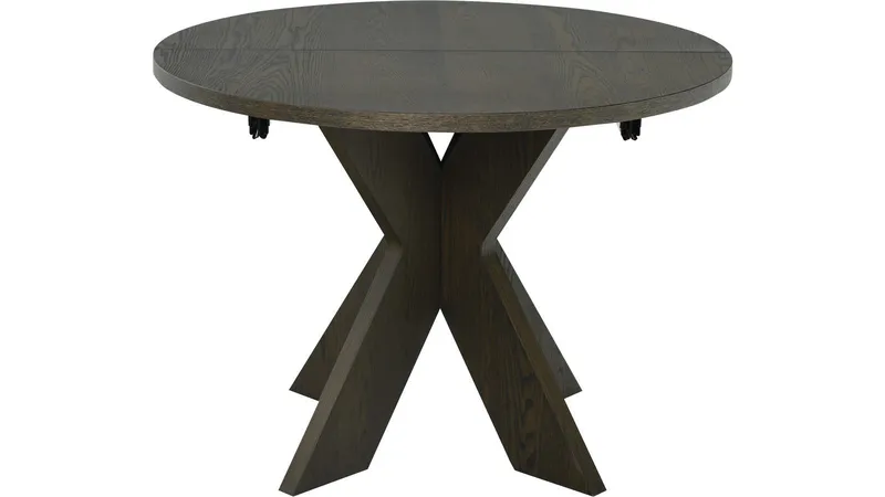 Spisebord Fjorden Med 2 Tillæg 105 cm, Brun