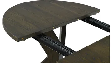 Spisebord Fjorden Med 2 Tillæg 105 cm - Brun - Møbler - Borde - Spisebord og køkkenbord