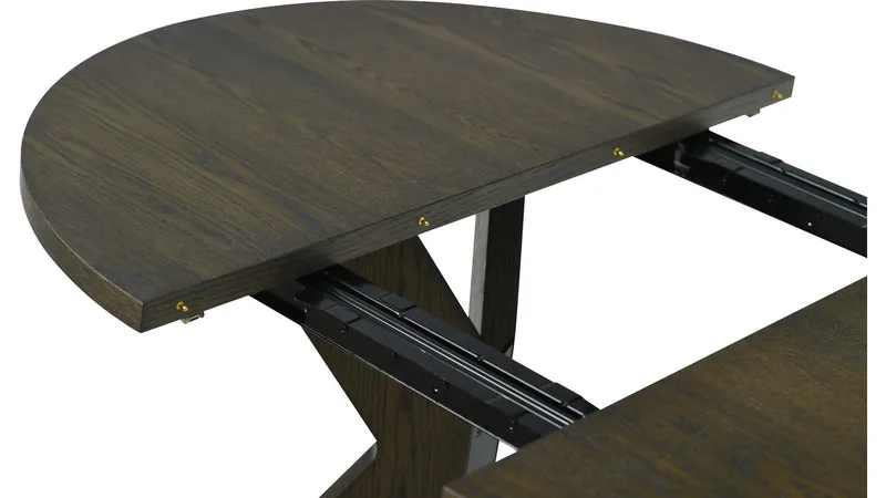 Spisebord Fjorden Med 2 Tillæg 105 cm - Brun - Møbler - Borde - Spisebord og køkkenbord