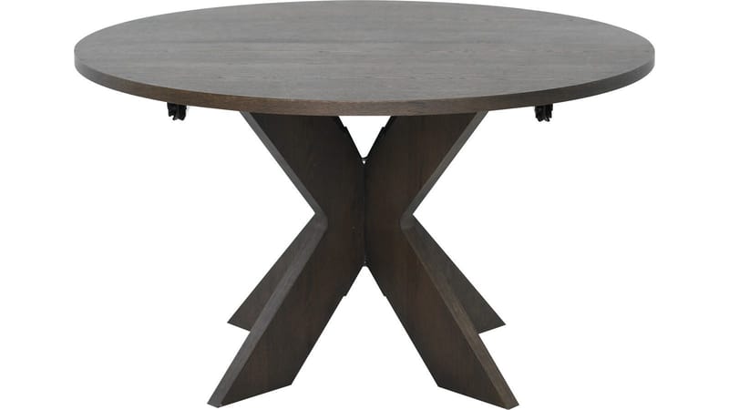 Spisebord Fjorden Med 2 Tillæg 130 cm - Brun - Møbler - Borde - Spisebord og køkkenbord
