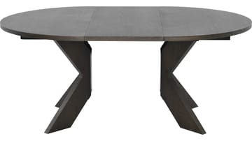 Spisebord Fjorden Med 2 Tillæg 130 cm - Brun - Møbler - Borde - Spisebord og køkkenbord