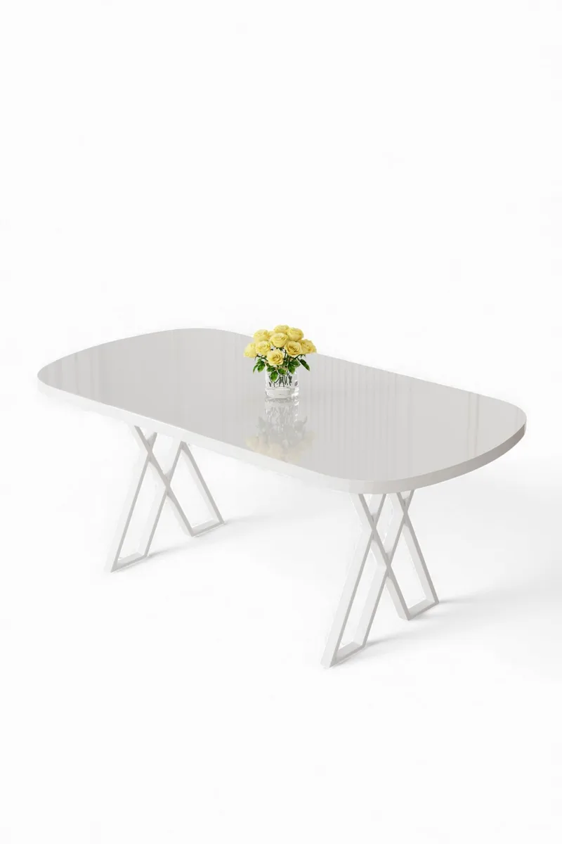 Spisebord Hanah Home Kaye (168 x 76 x 90 cm) Hvid, undefined