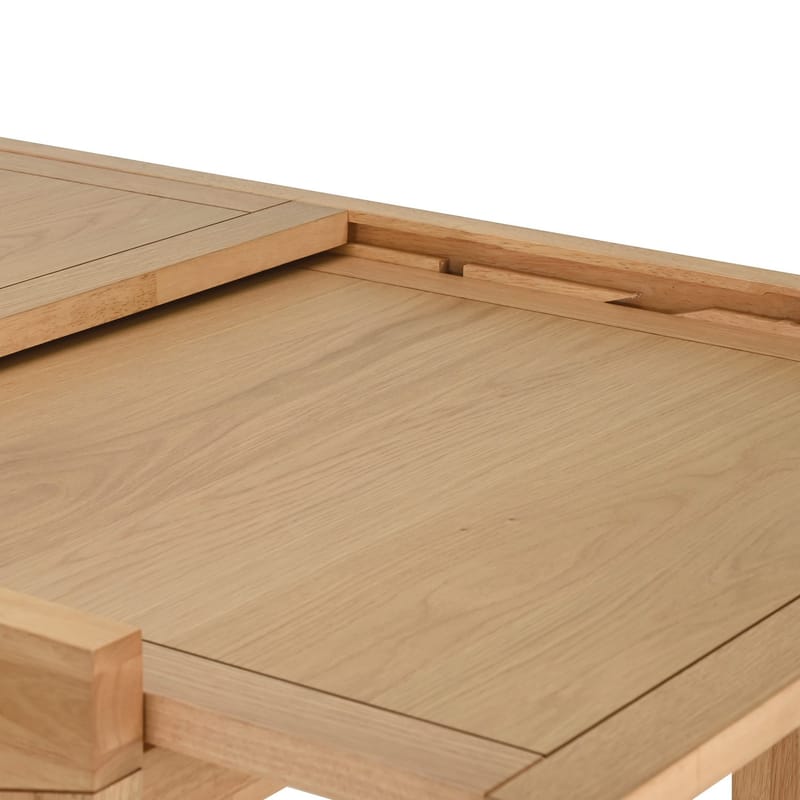 Spisebord HOME4YOU Bowen 90+90x90x76 cm eg - Eg - Møbler - Borde - Spisebord og køkkenbord