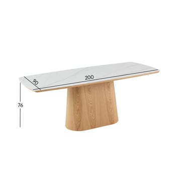 Spisebord HOME4YOU Chase 200x90x76 cm - Møbler - Borde - Spisebord og køkkenbord