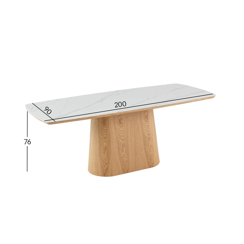 Spisebord HOME4YOU Chase 200x90x76 cm - Møbler - Borde - Spisebord og køkkenbord