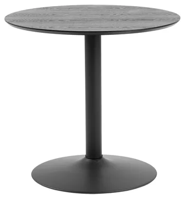 Spisebord HOME4YOU Ibiza sort 80x75 cm - Mat sort - Møbler - Borde - Spisebord og køkkenbord