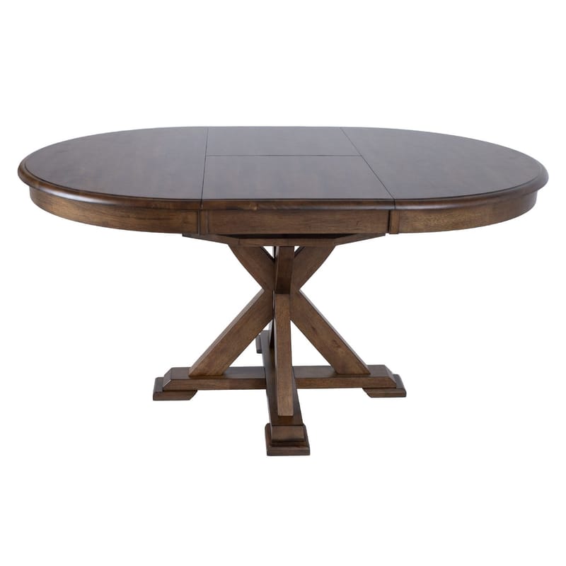 Spisebord HOME4YOU James D106+46x76 cm rustik eg - Rustik eg - Møbler - Borde - Spisebord og køkkenbord