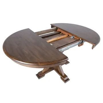 Spisebord HOME4YOU James D106+46x76 cm rustik eg - Rustik eg - Møbler - Borde - Spisebord og køkkenbord