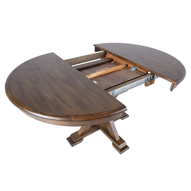 Spisebord HOME4YOU James D106+46x76 cm rustik eg - Rustik eg - Møbler - Borde - Spisebord og køkkenbord