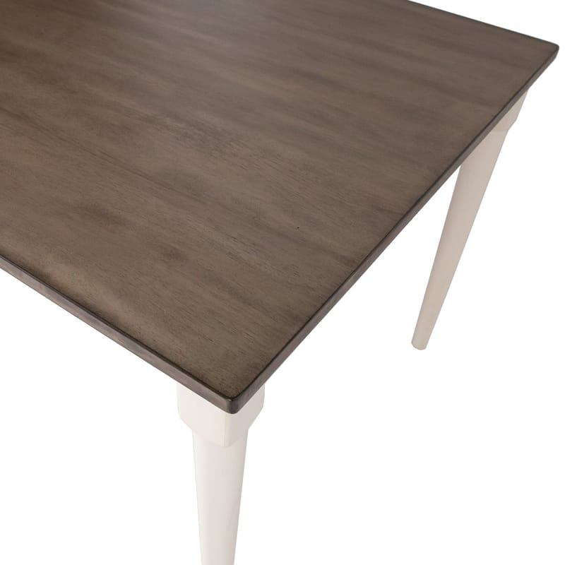 Spisebord HOME4YOU Janelle 183x91x75 cm Grå/Hvid - Grå/Hvid - Møbler - Borde - Spisebord og køkkenbord