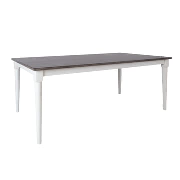 Spisebord HOME4YOU Janelle 183x91x75 cm Grå/Hvid - Grå/Hvid - Møbler - Borde - Spisebord og køkkenbord