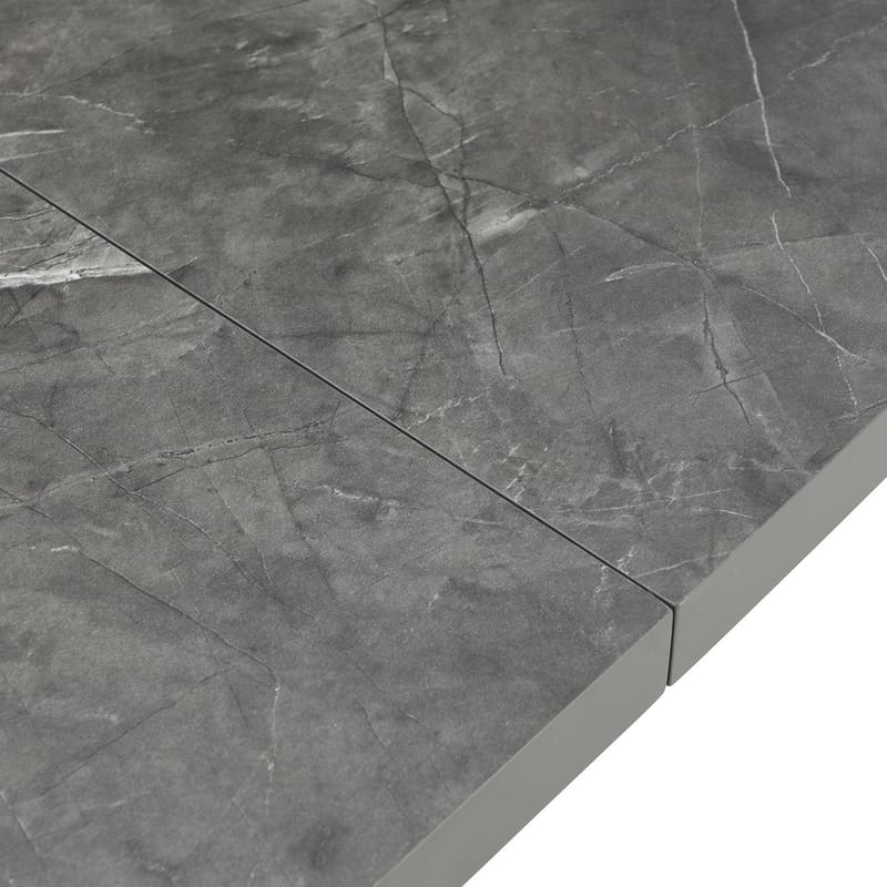 Spisebord HOME4YOU Ramona 180/220x90x75 cm Beton - Beton - Møbler - Borde - Spisebord og køkkenbord