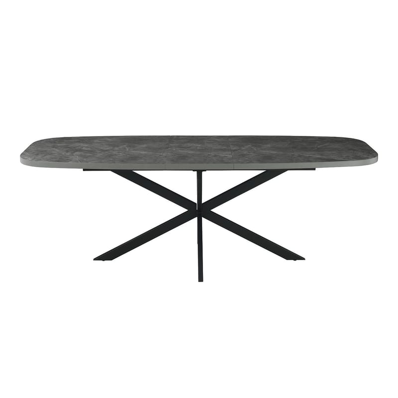 Spisebord HOME4YOU Ramona 180/220x90x75 cm Beton - Beton - Møbler - Borde - Spisebord og køkkenbord