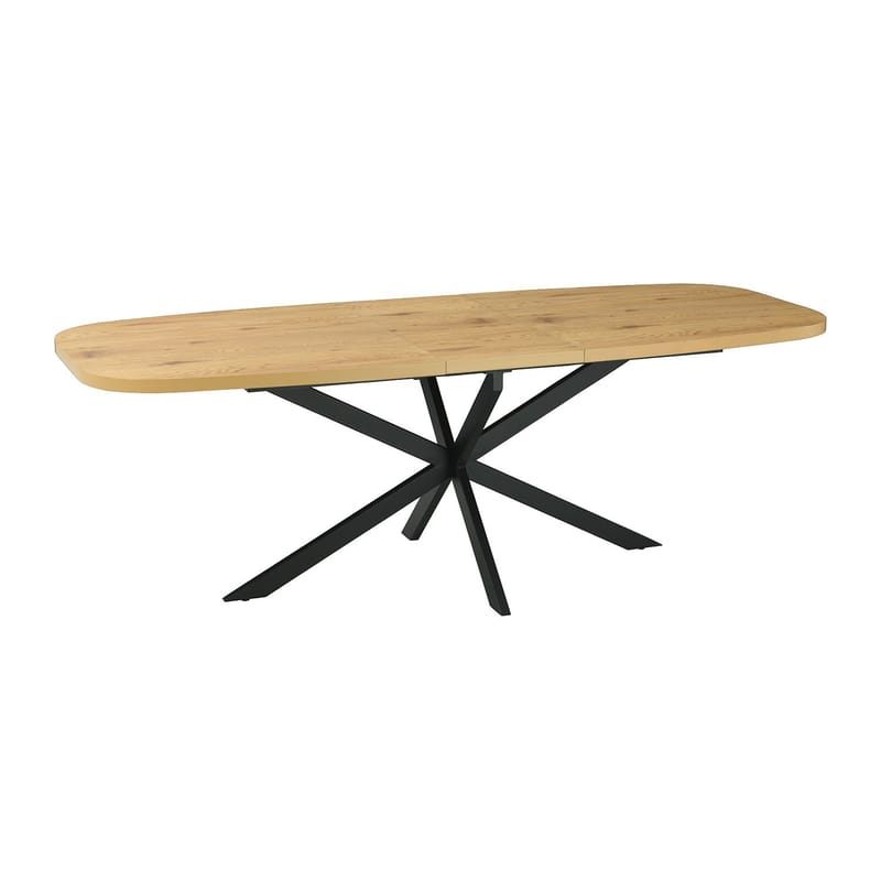 Spisebord HOME4YOU Ramona 180/220x90x75 cm Lyst træ - Lyst træ - Møbler - Borde - Spisebord og køkkenbord