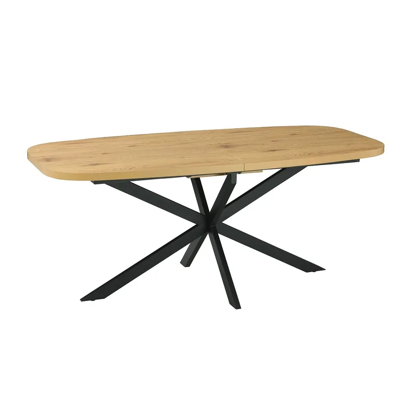 Spisebord HOME4YOU Ramona 180/220x90x75 cm Lyst træ - Lyst træ - Møbler - Borde - Spisebord og køkkenbord