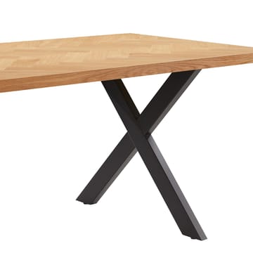Spisebord HOME4YOU Rowan 200x90x75 cm Sildebensmønster i eg - eg - Møbler - Borde - Spisebord og køkkenbord