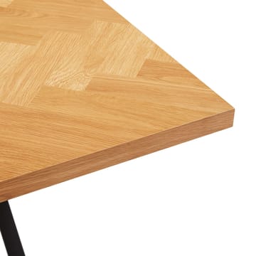 Spisebord HOME4YOU Rowan 200x90x75 cm Sildebensmønster i eg - eg - Møbler - Borde - Spisebord og køkkenbord
