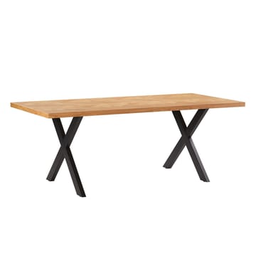 Spisebord HOME4YOU Rowan 200x90x75 cm Sildebensmønster i eg - eg - Møbler - Borde - Spisebord og køkkenbord