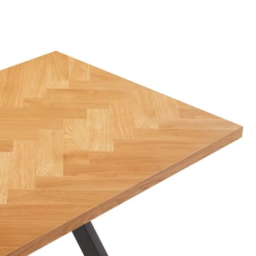 Spisebord HOME4YOU Rowan 200x90x75 cm Sildebensmønster i eg - eg - Møbler - Borde - Spisebord og køkkenbord