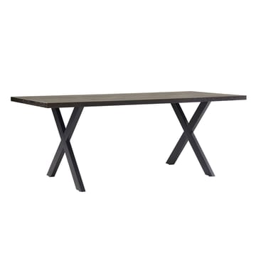 Spisebord HOME4YOU Rowan 200x90x75 cm Sildebensmønster i røget eg - røget eg - Møbler - Borde - Spisebord og køkkenbord