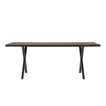 Spisebord HOME4YOU Rowan 200x90x75 cm Sildebensmønster i røget eg - røget eg - Møbler - Borde - Spisebord og køkkenbord