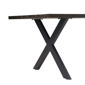 Spisebord HOME4YOU Rowan 200x90x75 cm Sildebensmønster i røget eg - røget eg - Møbler - Borde - Spisebord og køkkenbord