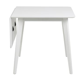 Spisebord HOME4YOU Roxby 80/120x80x76 cm Hvid - Hvid - Møbler - Borde - Spisebord og køkkenbord