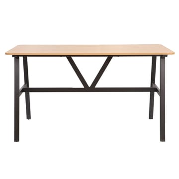 Spisebord HOME4YOU Svea 140x70x76 cm Ask/Sort - ask/sort - Møbler - Borde - Spisebord og køkkenbord