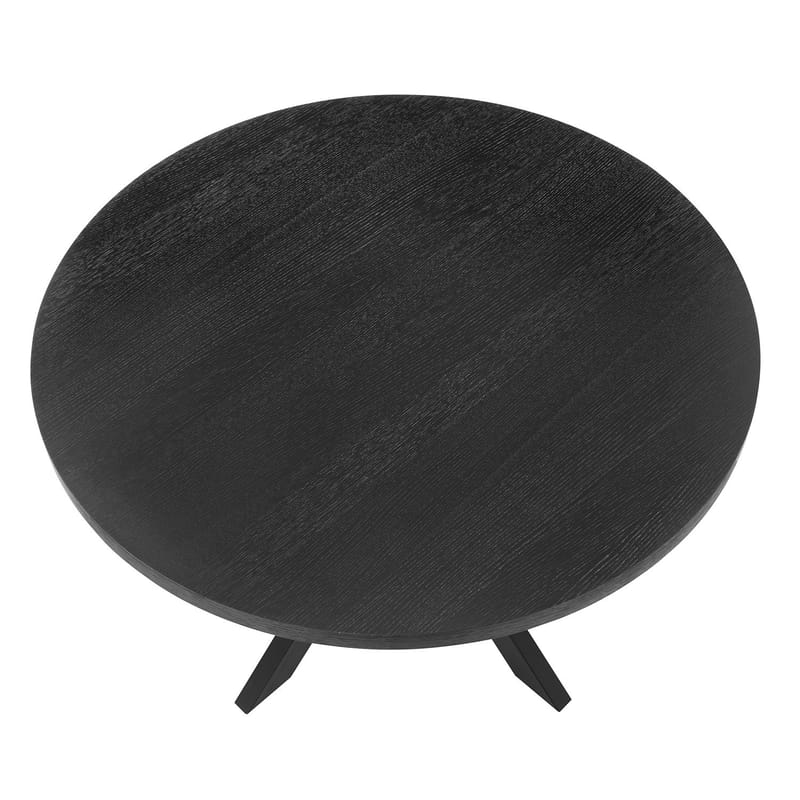 Spisebord HOME4YOU Vancouver 120x75 cm Sort røget eg - Sort røget eg - Møbler - Borde - Spisebord og køkkenbord