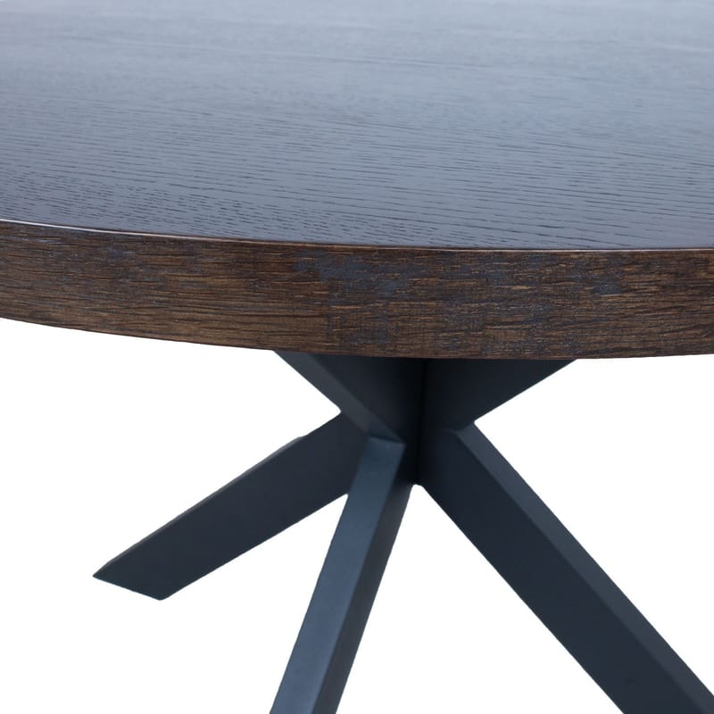 Spisebord HOME4YOU Vancouver 120x75 cm Sort røget eg - Sort røget eg - Møbler - Borde - Spisebord og køkkenbord