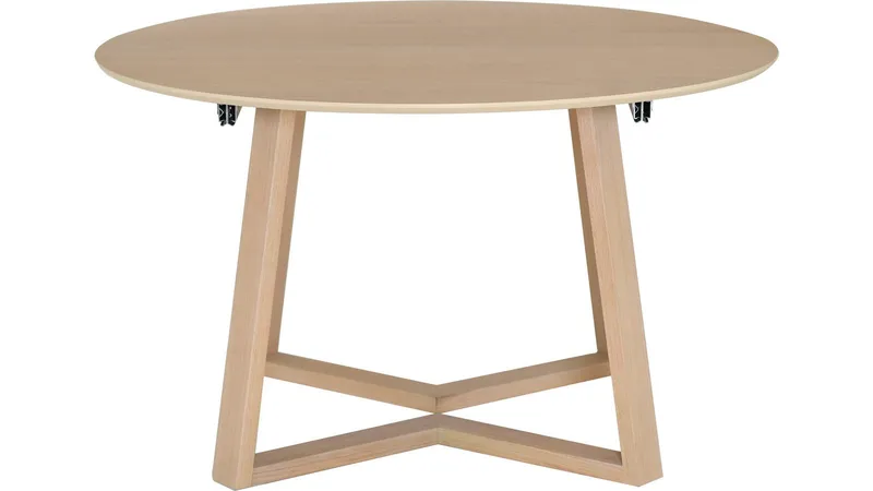 Spisebord Jämtorrås ø130/230 cm - Hvidpigmenteret eg - Møbler - Borde - Spisebord og køkkenbord