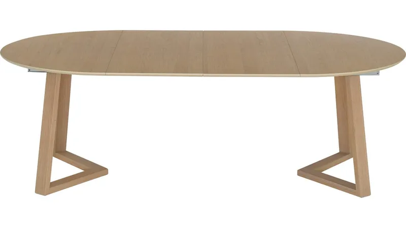Spisebord Jämtorrås ø130/230 cm - Hvidpigmenteret eg - Møbler - Borde - Spisebord og køkkenbord