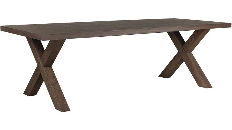 Spisebord Lindor 240x100 cm, Olieret brun egefiner