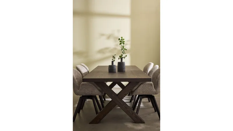 Spisebord Lindor 240x100 cm - Olieret brun egefiner - Møbler - Borde - Spisebord og køkkenbord